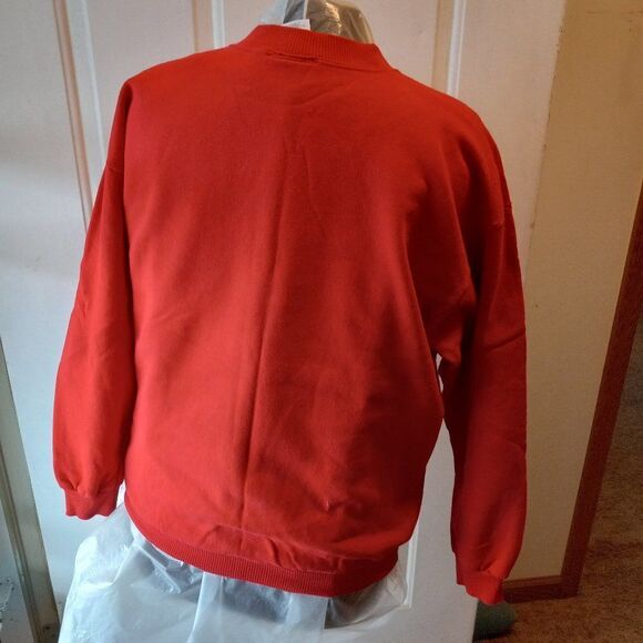 Peanuts Collection Womens Lg Red Long Sleeve Snoopy Sweatshirt - Picture 2 of 9